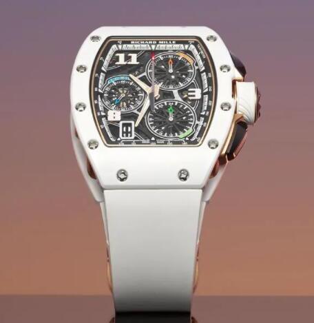Best Richard Mille RM 72-01 Automatic Winding Lifestyle Flyback Chronograph white ATZ ceramic Replica Watch